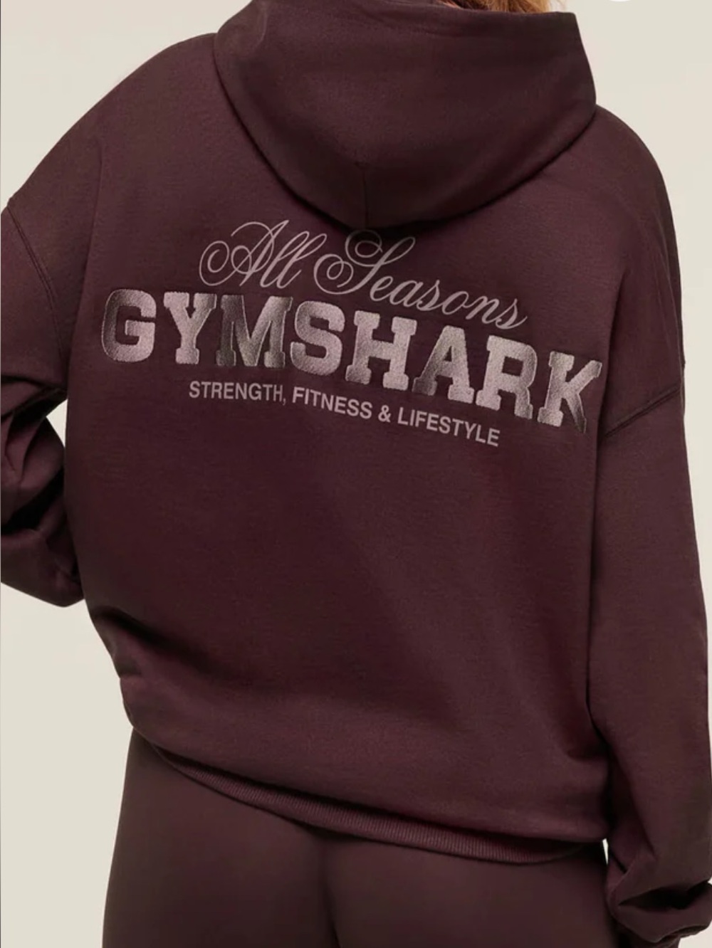 Gymshark All Seasons Hoodie Sweatshirt size XL Purple